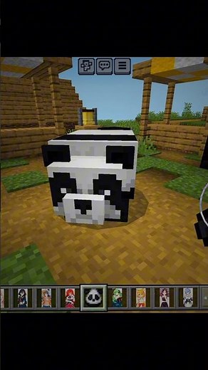 crafting panda spawn egg #minecraft #shorts