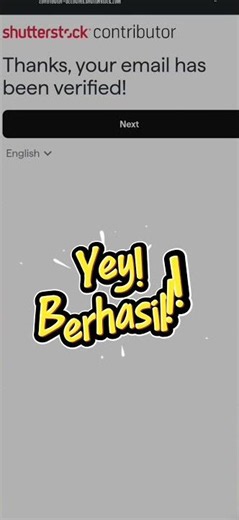 Akhirnya Lolos Verifikasi Shutterstock! Berikut Langkah Selanjutnya..