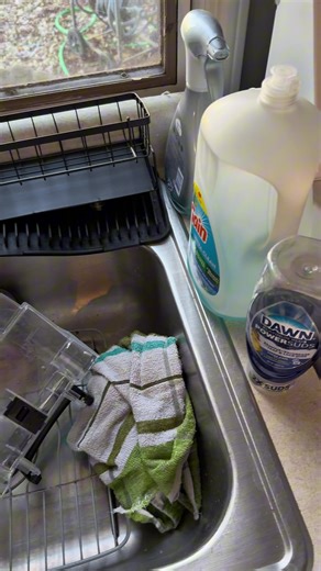 Kitchen Sink Drying Rack Organizer Sponge & Dish Drain Holder #KitchenAccessories #SinkOrganizer #DishDryingRack #KitchenStorage #HouseholdEssentials