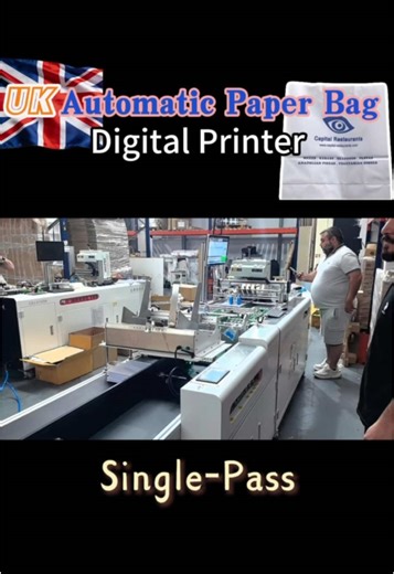 Automatic Paper Bag Digital Printing for UK Clients