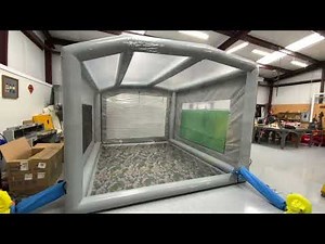 The NEW Sewinfla Professional Waterproof Airtight Paint Booth made of PVC