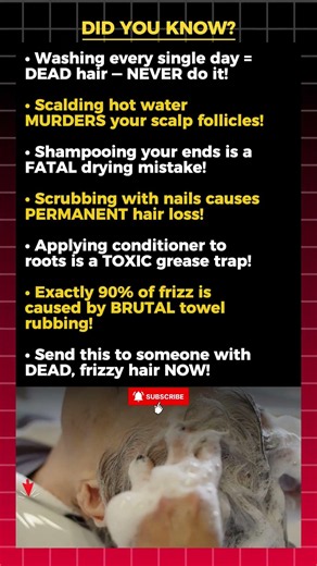 You Are Washing Your Hair Completely WRONG 🚨🚿