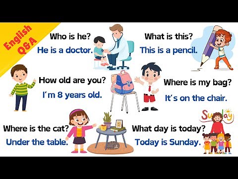 Daily Use English Question Answers for kids | Fun Learning Question Answers | English for beginners