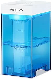 Air Humidifier 4.8L, INSENVO Top Fill Quiet Ultrasonic Cool Mist Humidifiers Waterless Shut-Off for Large Home Office Gym Plants