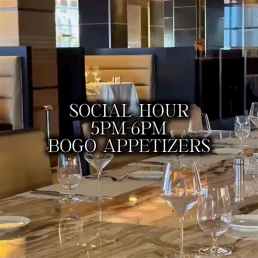 16K views | Everyday during Social Hour, you can experience Buy One, Get One Free steakhouse classics- because indulgence should always come in pairs.️✨ Available in Bar & Lounge only. Reservations at Anthony's Prime Steak & Seafood are recommended! | M Resort Spa Casino | Facebook