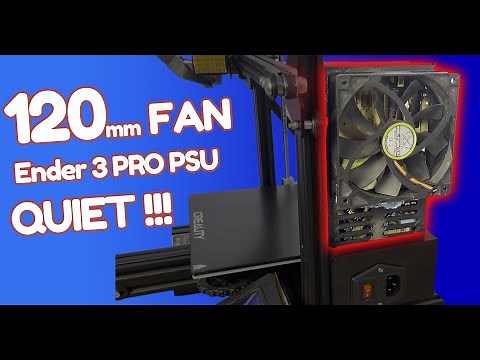 Ender 3 PRO 120mm PSU FAN Upgrade | A little oversized but quiet!