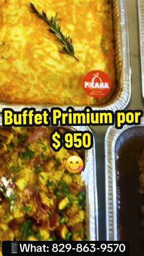 🚨 ¡DETÉN EL SCROLL! 🚨 🔥 Buffet Premium por solo RD$950 por persona. 🔥 Sabor, presentación y calidad que hacen la diferencia. Reserva hoy y sorprende a todos sin pagar de más. 📲 Escríbenos antes de que se llenen las fechas. #BuffetRD #CateringRD #Oferta #EventosRD #PicanaCuisine