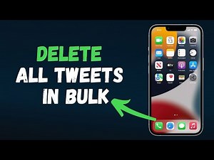 How to Delete Tweets All at Once Tutorial (2024) Full Guide