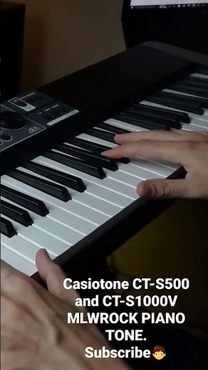 CASIO CT-S500 AND CT-S1000V SOUND DEMONSTRATION #thousandyears #sad #reflexive #piano #piano4me
