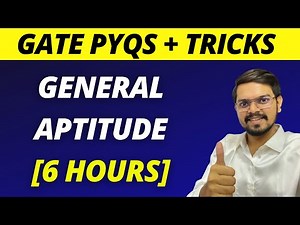 Marathon on General Aptitude GATE PYQs with TRICKS| Shrenik Jain