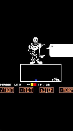 Papyrus's ULTIMATE Attack! #gaming #undertale #shorts #papyrusundertale