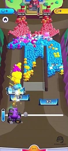 Nina vs Caveman Mob in Mob Control | Mob control gameplay