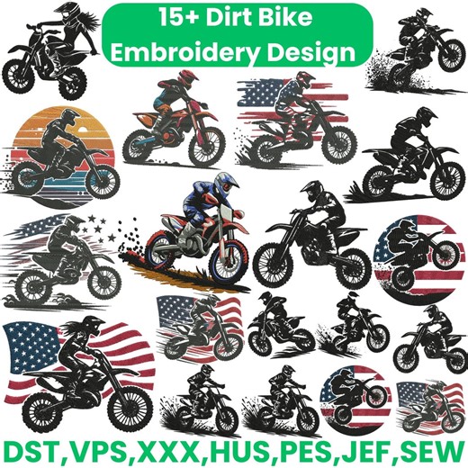 Bike Embroidery Design, Biker Embroidery, Dirt Bike Embroidery, Mini Sportbike, Sportbike Filled Stitch, Motocross Bike, Machine Embroidery - Etsy Australia
