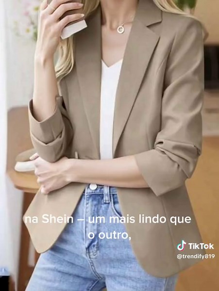 🎯 Achadinhos de respeito na Shein! Blazer é sinônimo de poder, né? Separei os 10 modelos mais comprados pelas mulheres na Shein – um mais lindo que o outro, e o último da lista conquistou meu coração! 🧥✨ Quer o link? Comenta QUERO aqui embaixo que eu te mando direto! 💬👇 #AchadinhosShein #blazerperfeito #estilofeminino #lookdodia #TikTokFashion #sheinbrasil