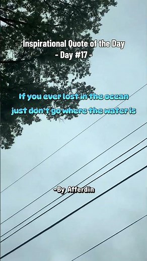 Inspirational Quote of the Day #17