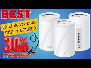 TP Link Tri Band WiFi 7 BE10000 Whole Home Mesh System Deco BE63 Review