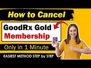 How To Cancel GoodRx Gold Membership [ New Method ]