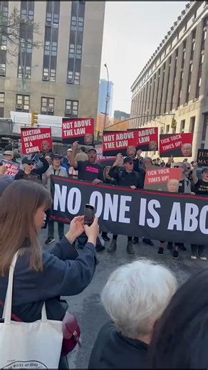 3.9K views · 43 reactions | Donald Trump’s first criminal trial started in Manhattan with the former president repeating his complaints that the hush-money case is nothing but a political attack. For more: https://trib.al/9zOdzui | Bloomberg | Facebook