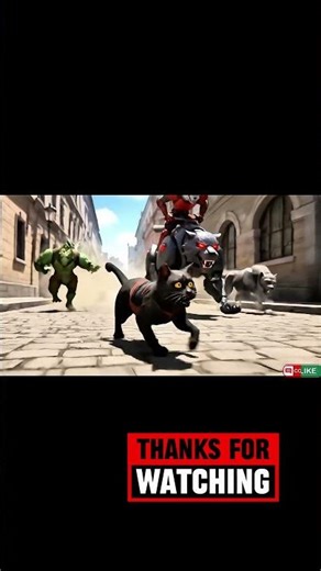 Dino vs Robot, Kok Tabrak?#Dinosaur #RobotPanther #FunnyScene #3DAnimation #Shorts