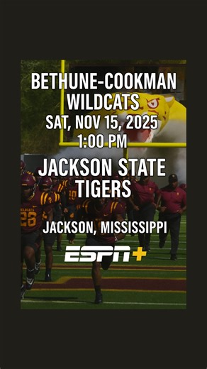 Bethune-Cookman vs Jackson State | Game Day| Nov 15, 2025 The...