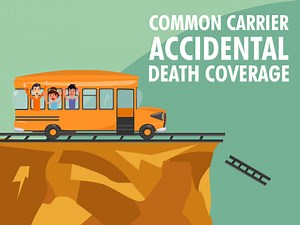 What is Common Carrier Accidental Death Insurance Coverage?
