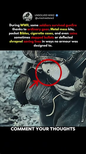 Normal items saved lives during ww2 #ww2 #history #shorts