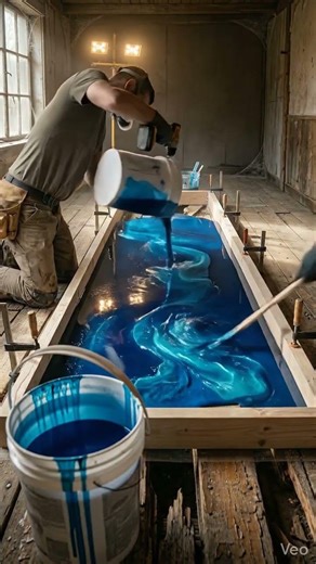 Budget-Friendly Epoxy River Table That Looks Expensive #diy #home