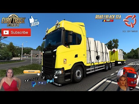 Euro Truck Simulator 2 (1.44) Flatbed Tandem Scania Nextgen by VirtualServiceETS2 + DLC's & Mods