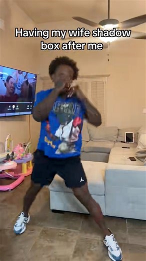 Having my wife shadow box after me 😂 #boxing #mma #fighter #couple #marriage | Dominic Barry