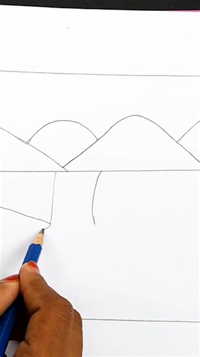 How to Draw Waterfall Scenery with Pencil Step by Step #fblifestyle #reelsviralシ #art #s #share #foryouシ #foryoupageシ #shortsvideos | Amd MultiMedia