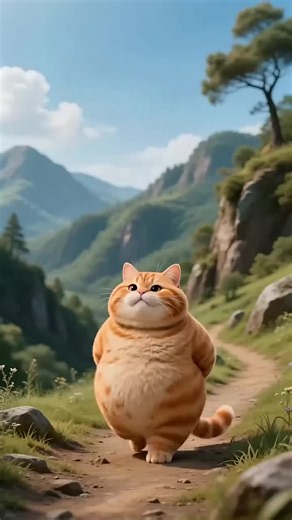 AI Cat and Monkey 3D Animation: Cute Fruit Cat & Kitten Love