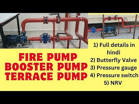 Fire pump || fire booster pump || terrace pump || fire hydrant pump || fire work || pump room