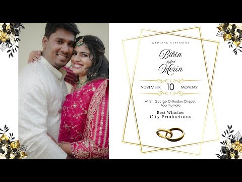 Bibin & Merin | Wedding Ceremony | 10.11.2025 | 11 AM | Monday