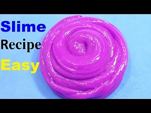 How To Make Slime With recipe Easy ! Diy Slime Mask
