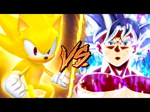 Super Sonic VS Mastered Ultra Instinct Goku | BATTLE ARENA | Dragon Ball | Sonic the Hedgehog