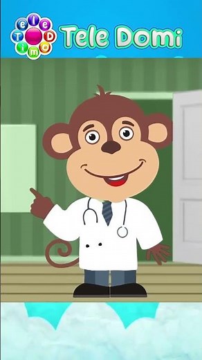 Beş Küçük Maymun Çocuk Şarkısı ingilizce - Five Little Monkeys Kids Song - Çizgi Film izle
