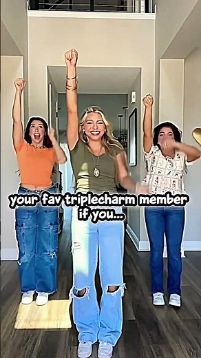 Your fav ‪@triplecharm‬ member if you...!💕✨#goviral #edit #trending #dance #sisters #shorts