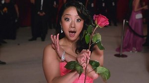 Stephanie Hsu GLAMBOT: BTS at 2023 Oscars