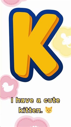 K Letter Words and Sentences for Kids | Learn English Alphabet with Fun Examples | #vocabulary