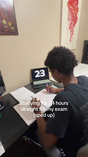 24 hour challenge #college #exam #relateable #timelapse #fyp