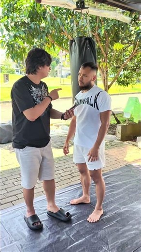 Adi zenwalk is scared #pencaksilat