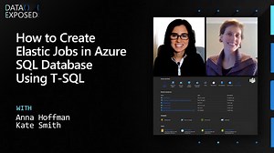 T-SQL を使用して Azure SQL Database でエラスティック ジョブを作成する方法