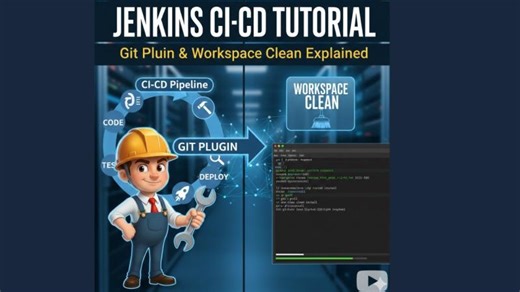 Jenkins CI/CD Tutorial in Hindi | Git Plugin Workspace Clean Explained #youtubefeed #videofeed | Nitesh Nikhare
