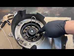Replacing the starter cord Briggs & Stratton (Quantum, 625E 650E 650EX 190cc)