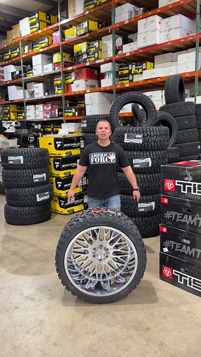 Deal of the month! 24x14 Fittipaldi FA25 Chrome 33x14.50x24 Hercules Tis tire 📱Call/text 309-706-5229 for a quote! #perfectionwheels | Perfection Wheels