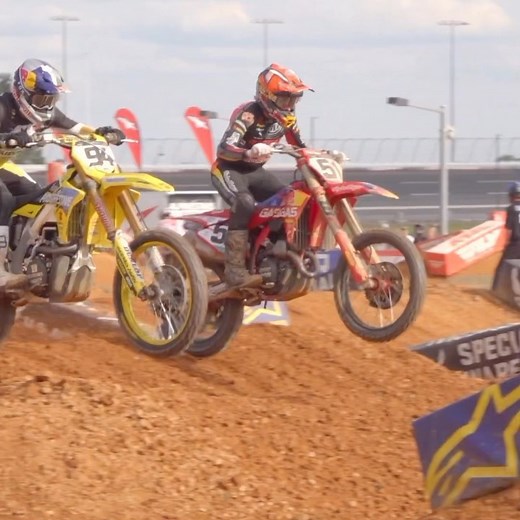 Hey Justin what do third gear whoops sound like⁉️📢 #SupercrossLIVE | Racer X Illustrated