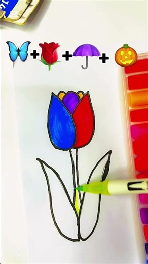 🌷 “Relaxing Tubelio Flower Coloring 🌸 Satisfy Rexling Art ASMR” 🌷