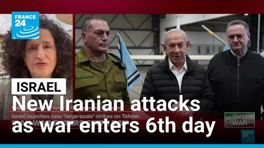 New Iranian attacks target Israel as war enters sixth day • FRANCE 24 English - World News
