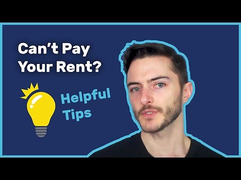 What You NEED To Do When You Cant Pay Your Rent - Tenant Tips