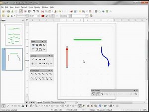 LibreOffice Draw (28) Lines Connect and Break